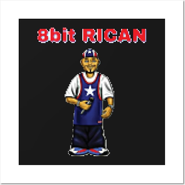 8Bit Rican Wall Art by oteroism